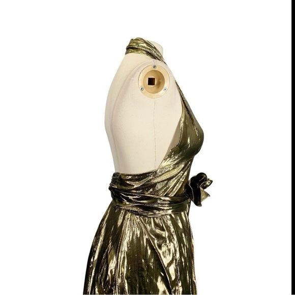 Vintage Rosemary Brantley Marylin Manroe Style Halter Midi Dress Size XS - Picture 6 of 13